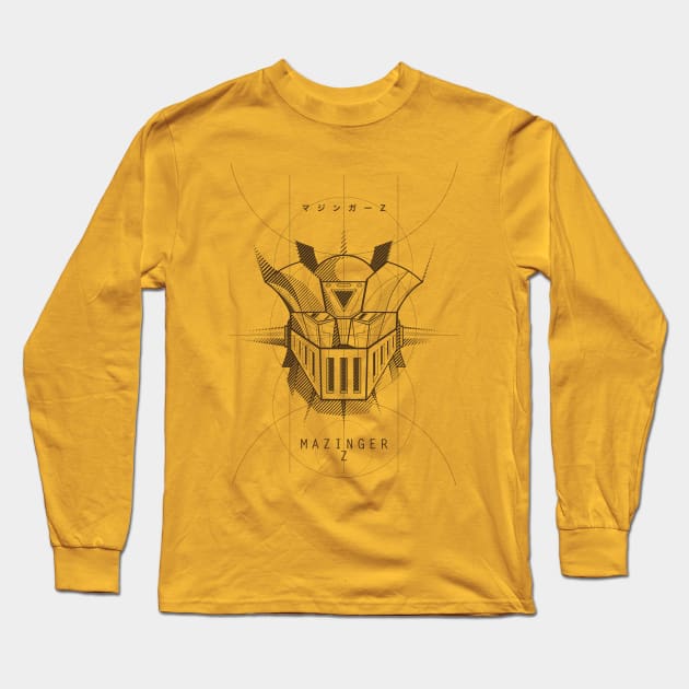 081 Project Mazinger Z Long Sleeve T-Shirt by Yexart